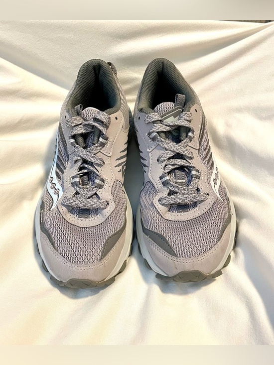 Saucony Shoes - *EUC* SAUCONY Trail Running Shoes~S10668-17 - Lite Aqua/Grey - Women's Size 7